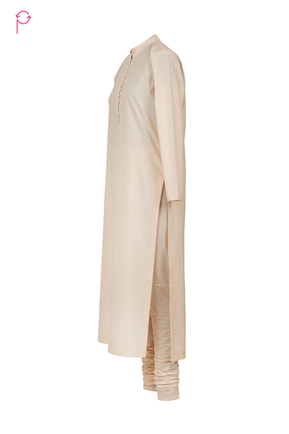 Preloved Skin Beige Women Cotton Kurta Set