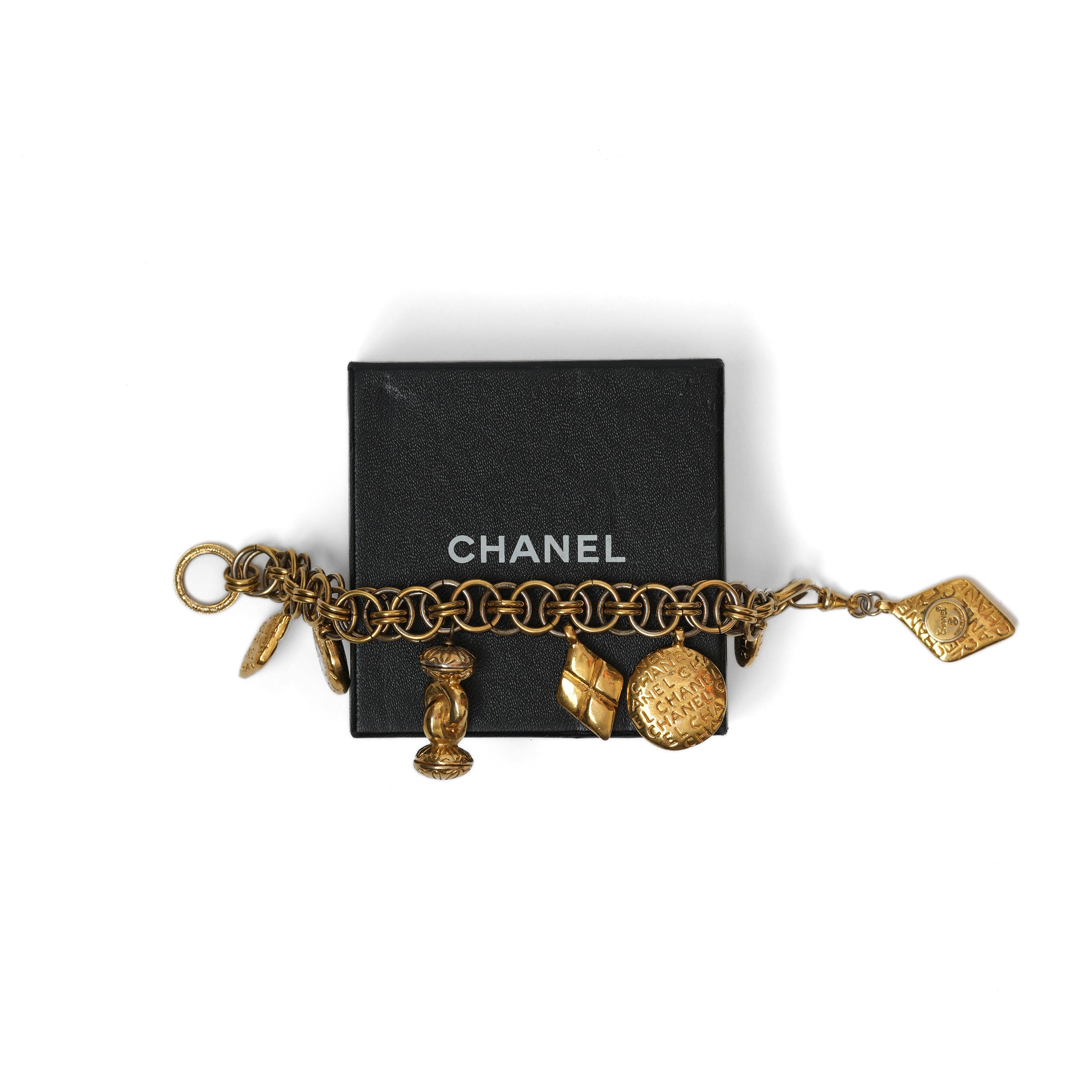 Vintage Chanel Multi-Icon Charm Bracelet