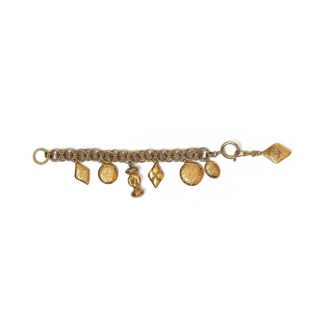 Vintage Chanel Multi-Icon Charm Bracelet