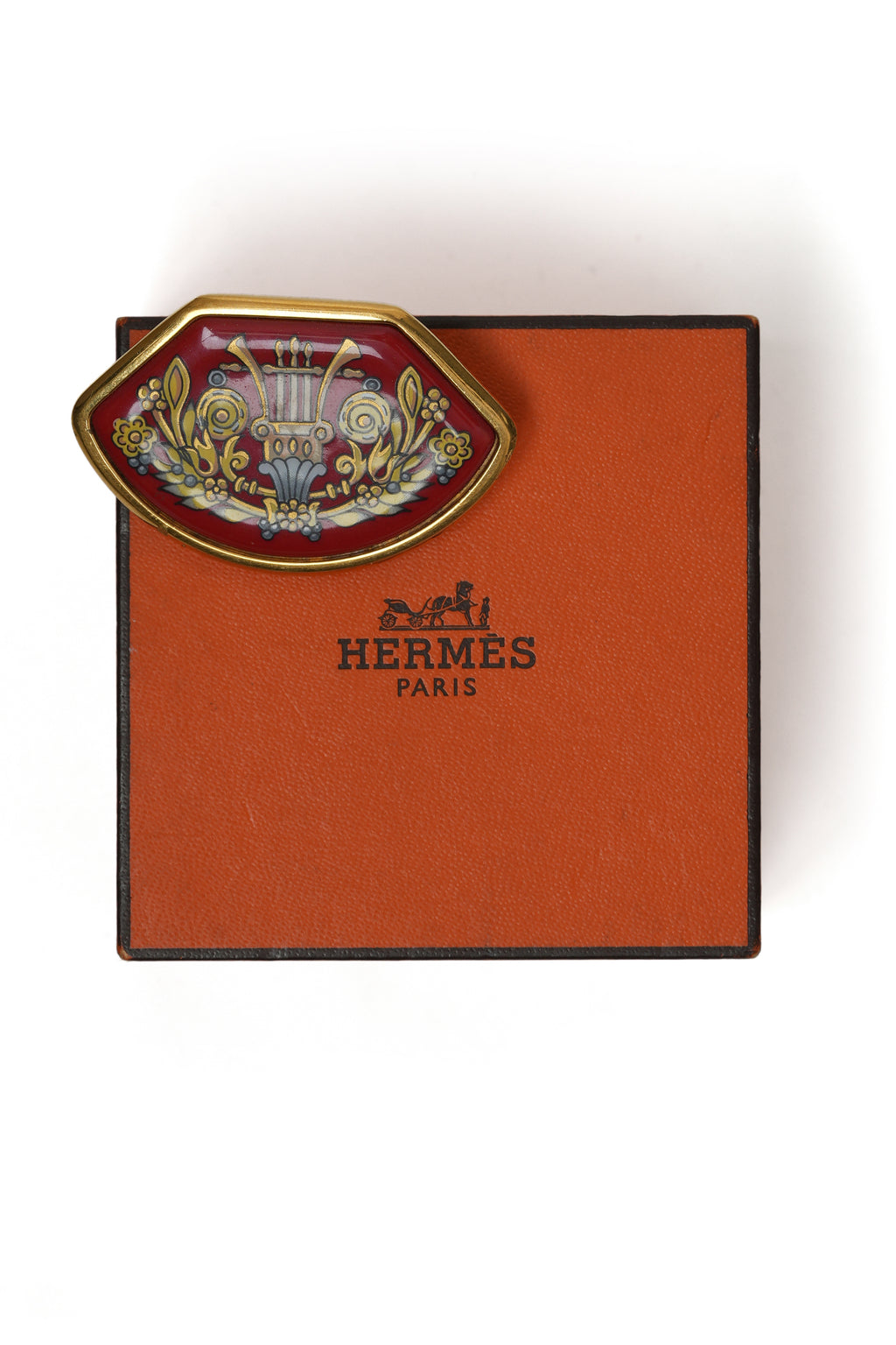 Vintage Hermes Medallion Brooch