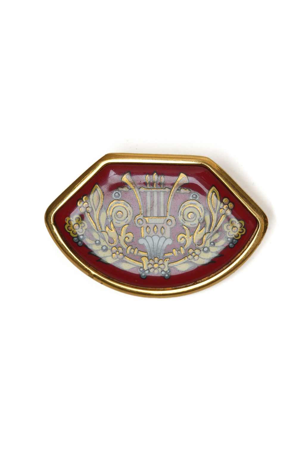 Vintage Hermes Medallion Brooch