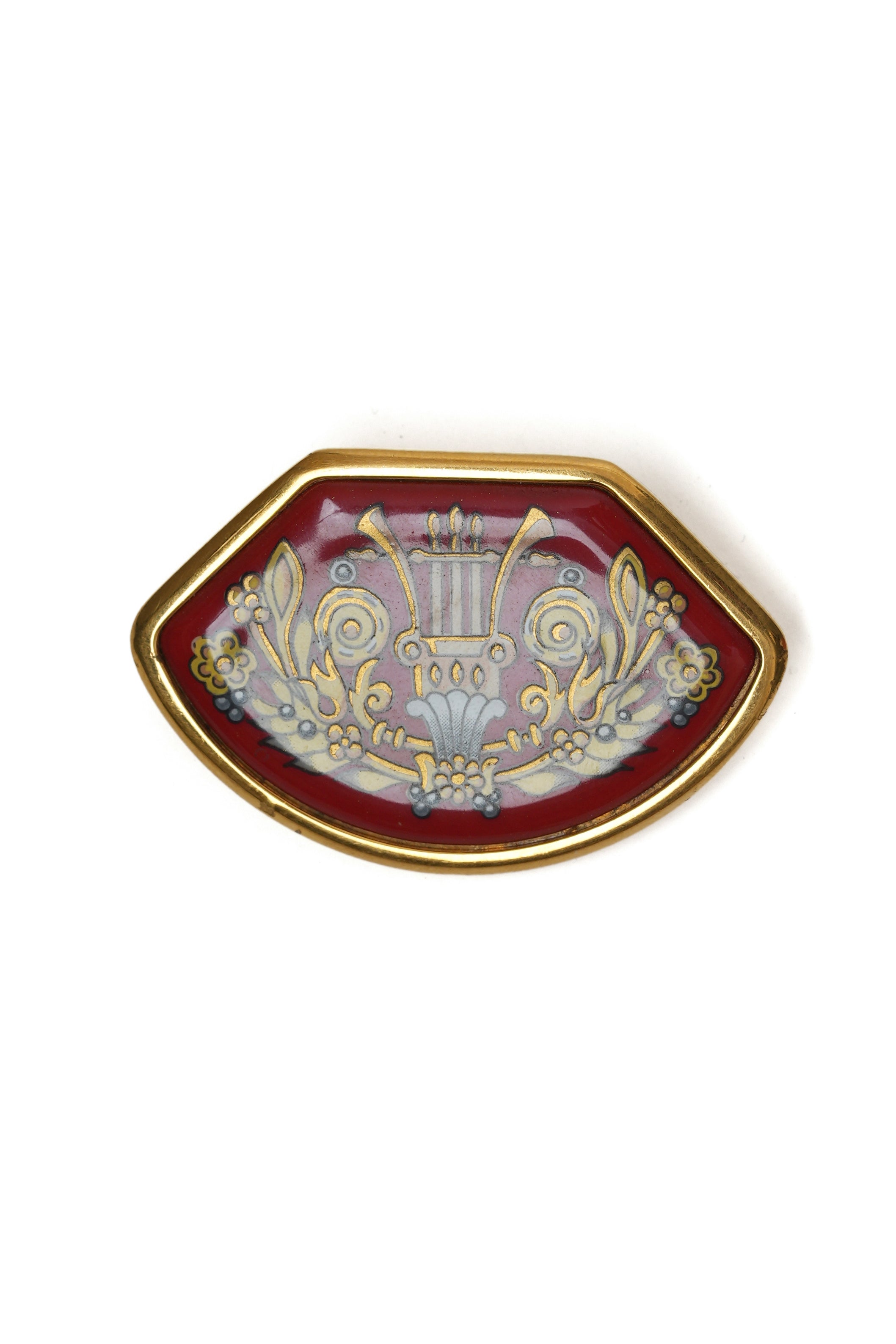Vintage Hermes Medallion Brooch