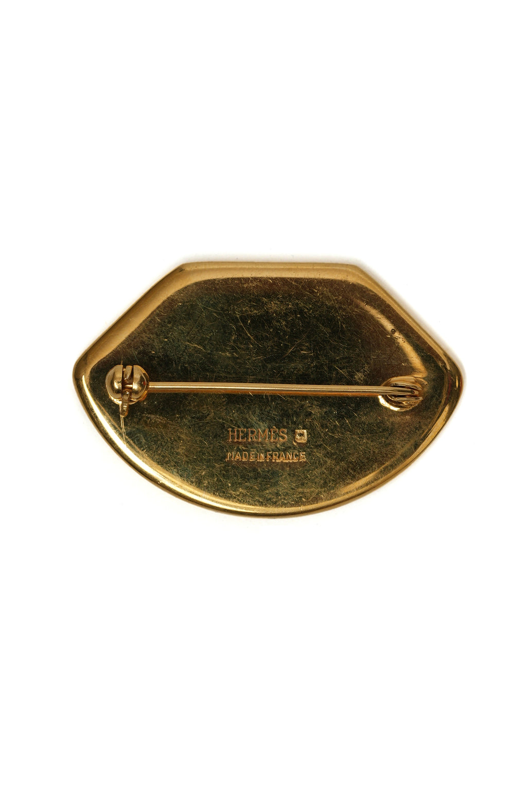 Vintage Hermes Medallion Brooch