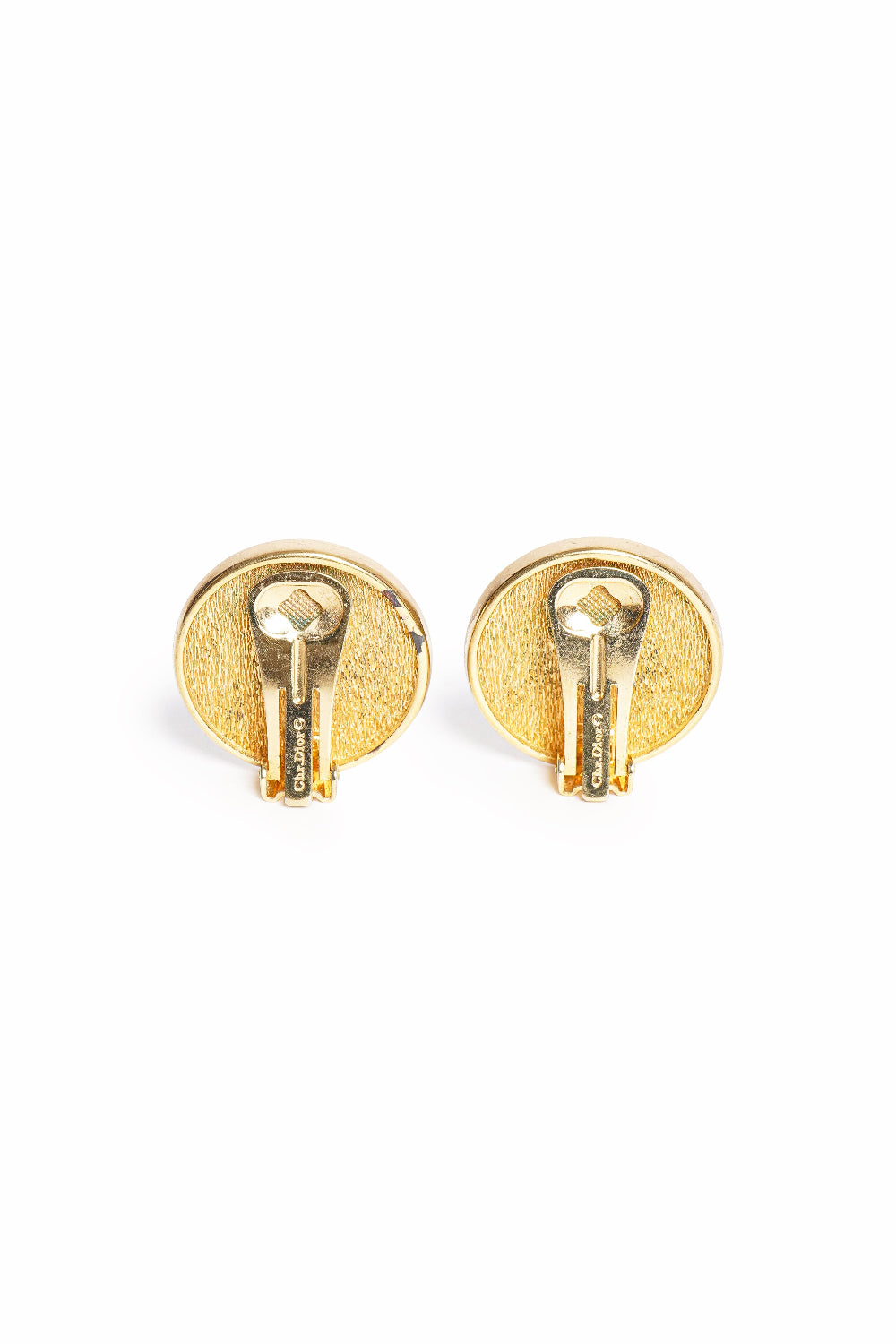 Vintage Christian Dior Monogram CD Logo Earrings