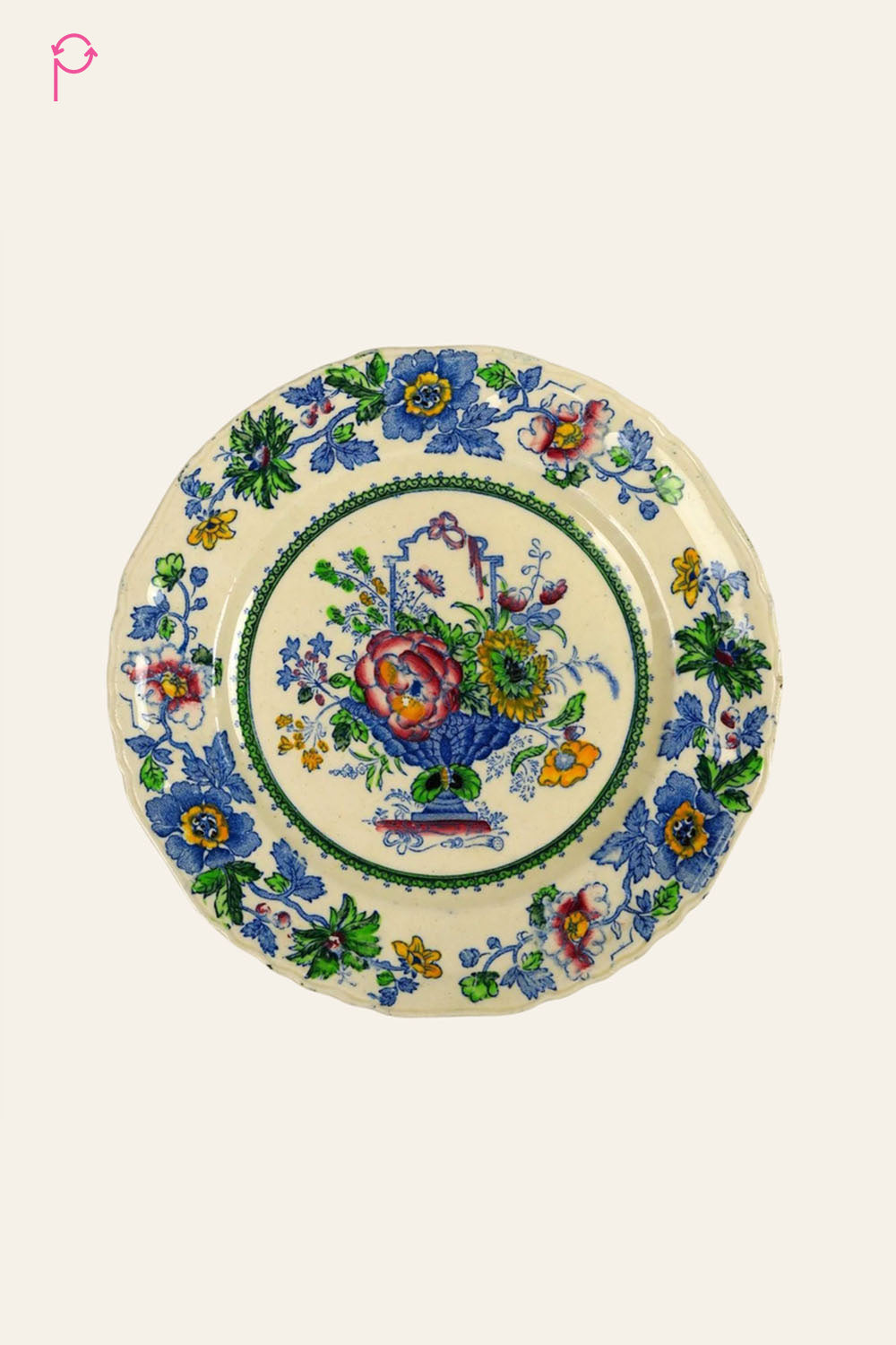 Preloved Vintage Mason's Strathmore Vintage Side Plates (Set of 4)