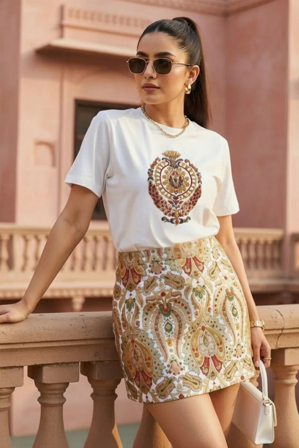 Meher T-Shirt White