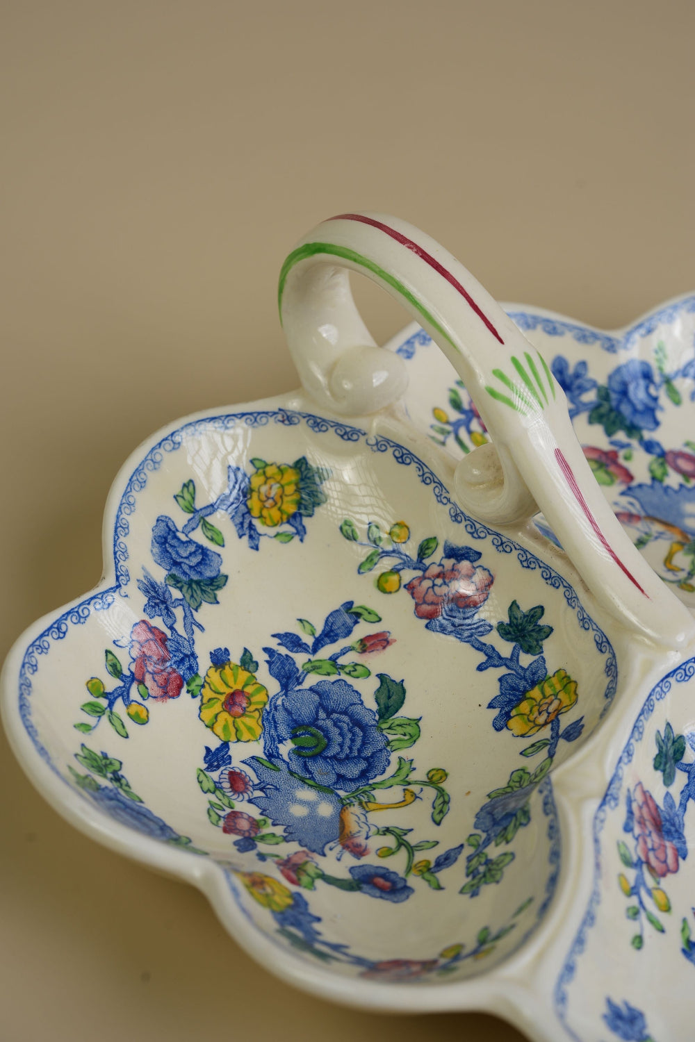 Preloved Mason’s Ironstone Regency Pattern Three-Part Dish