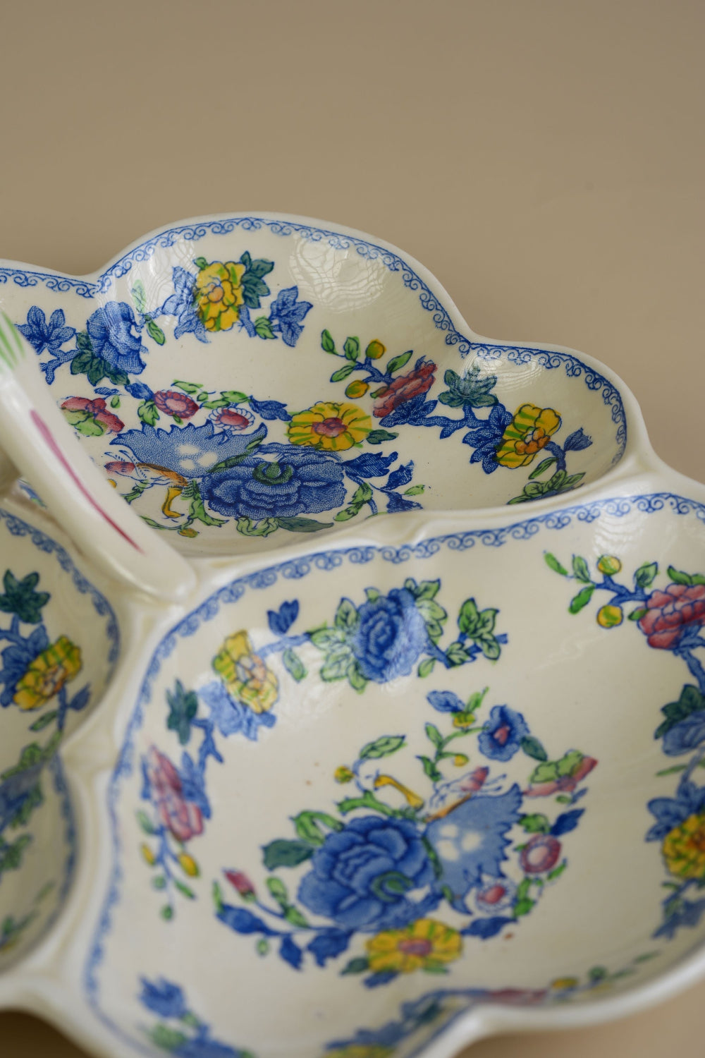 Preloved Mason’s Ironstone Regency Pattern Three-Part Dish
