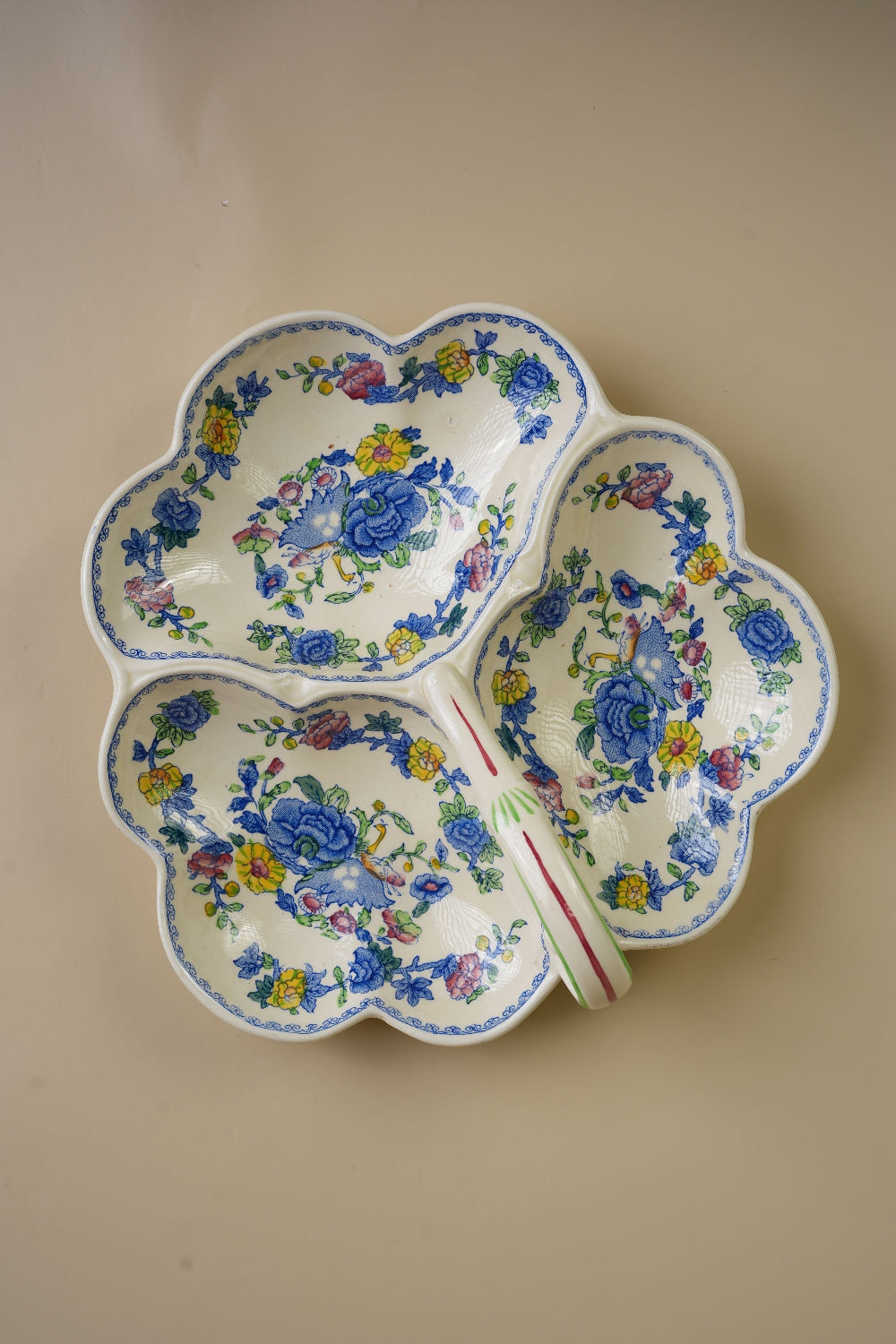 Preloved Mason’s Ironstone Regency Pattern Three-Part Dish