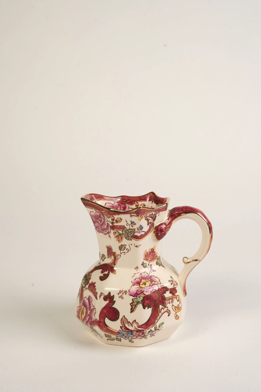 Preloved Vintage Mason's Mandalay Jug With Gilt Rim
