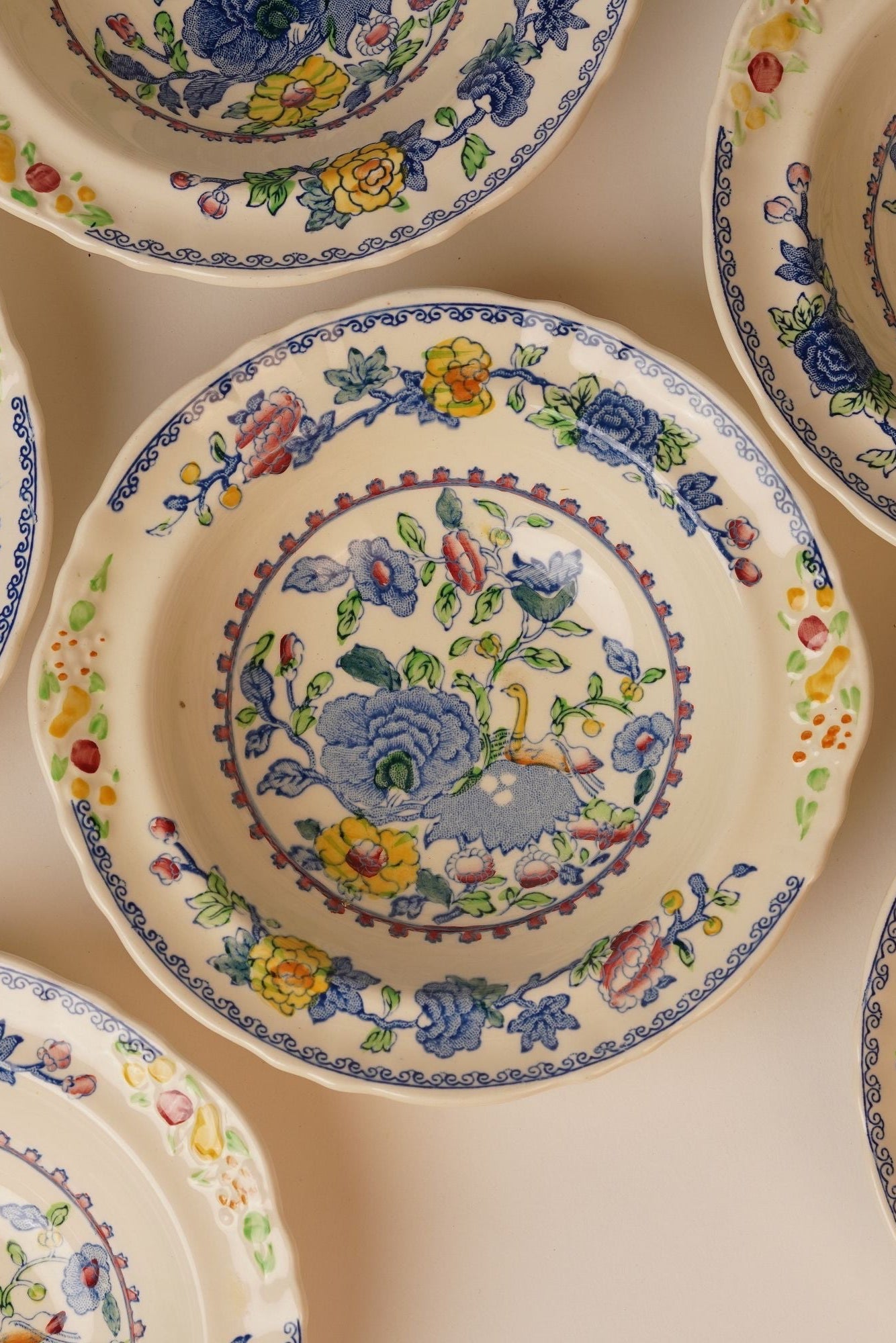 Antique Mason's Regency Dinner Set (24 piece)