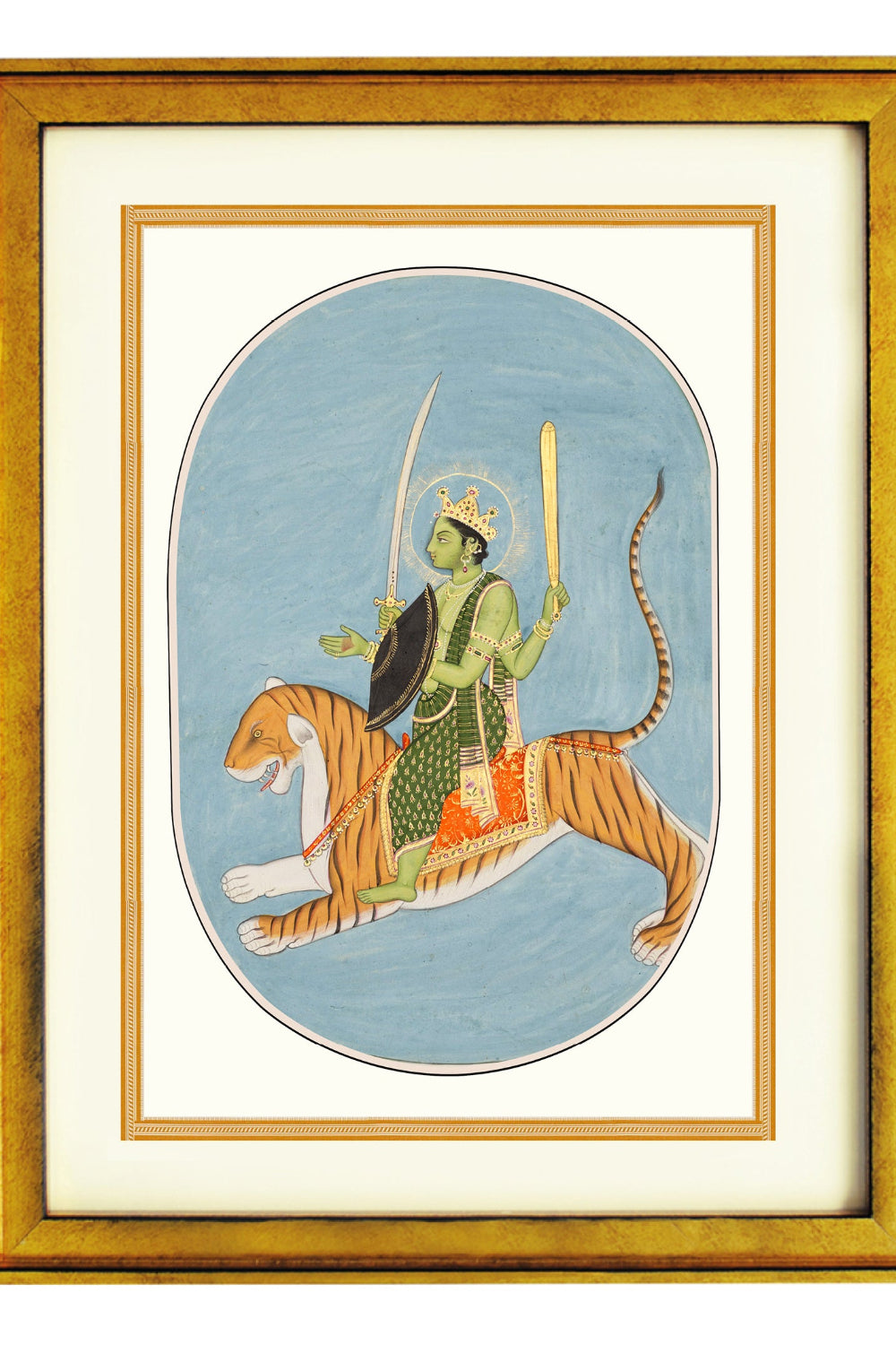 Celestial Majesty: Mars Art Print (Gold Frame)