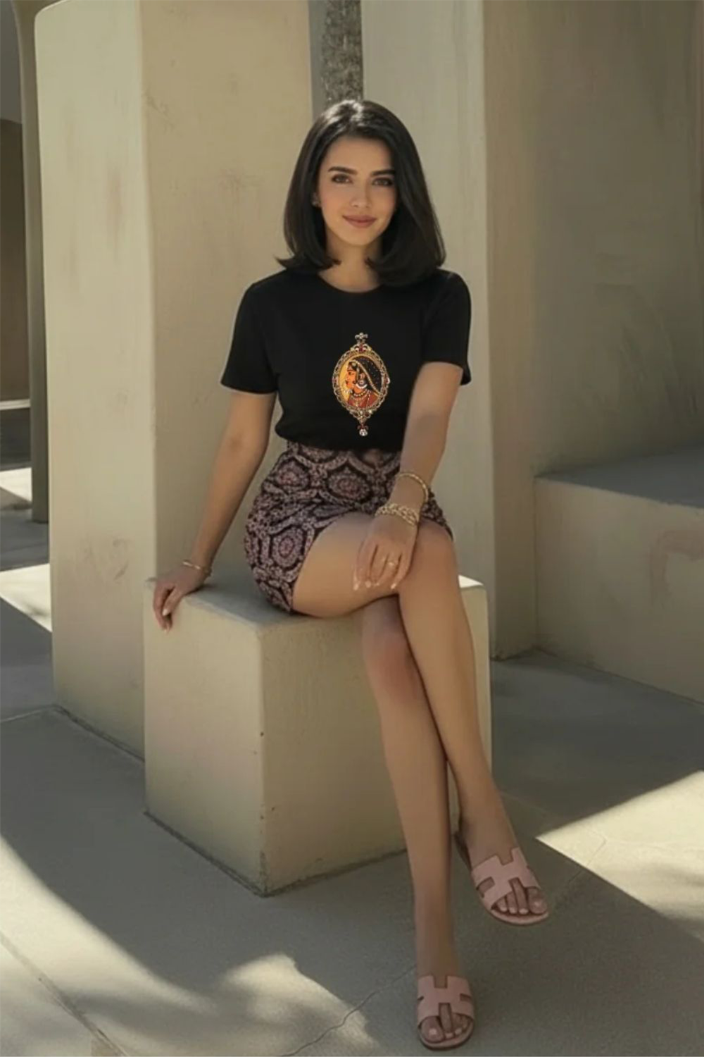 Padmini T-Shirt Black