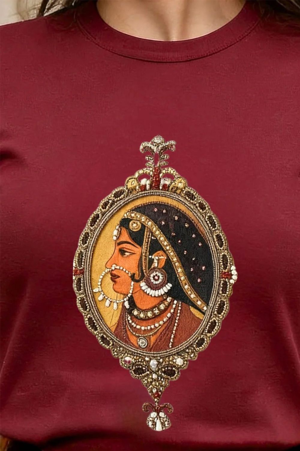 Padmini T-Shirt Maroon