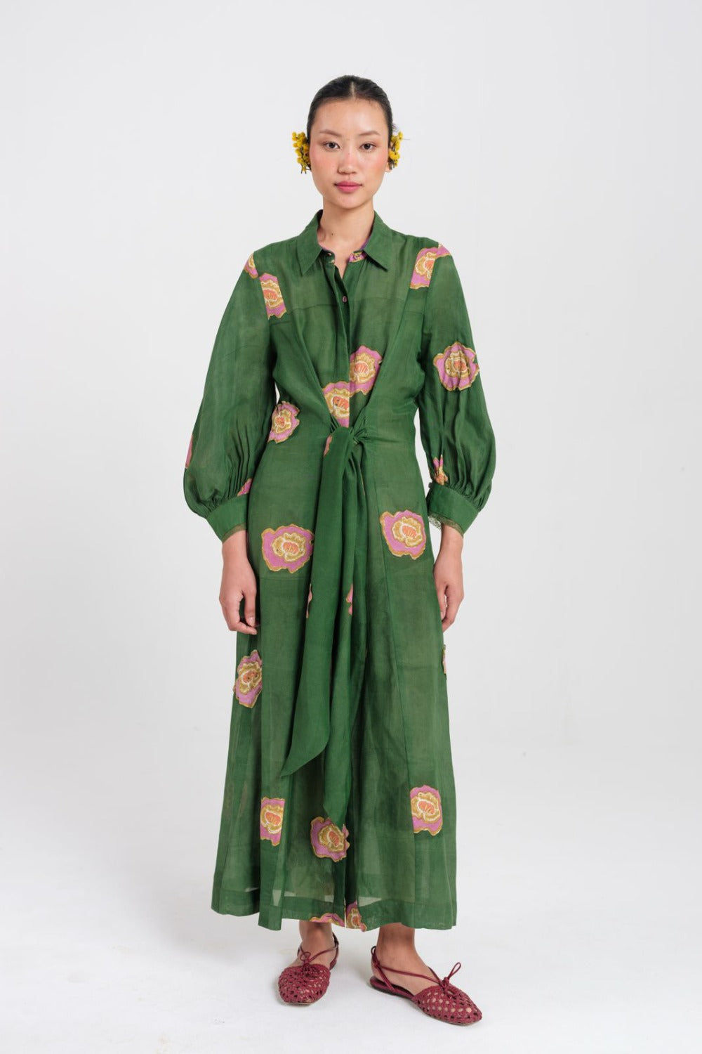 Flow Tie-Up Dress