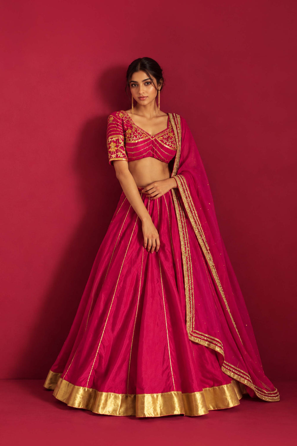 Gulabi Aangi Lehenga Set