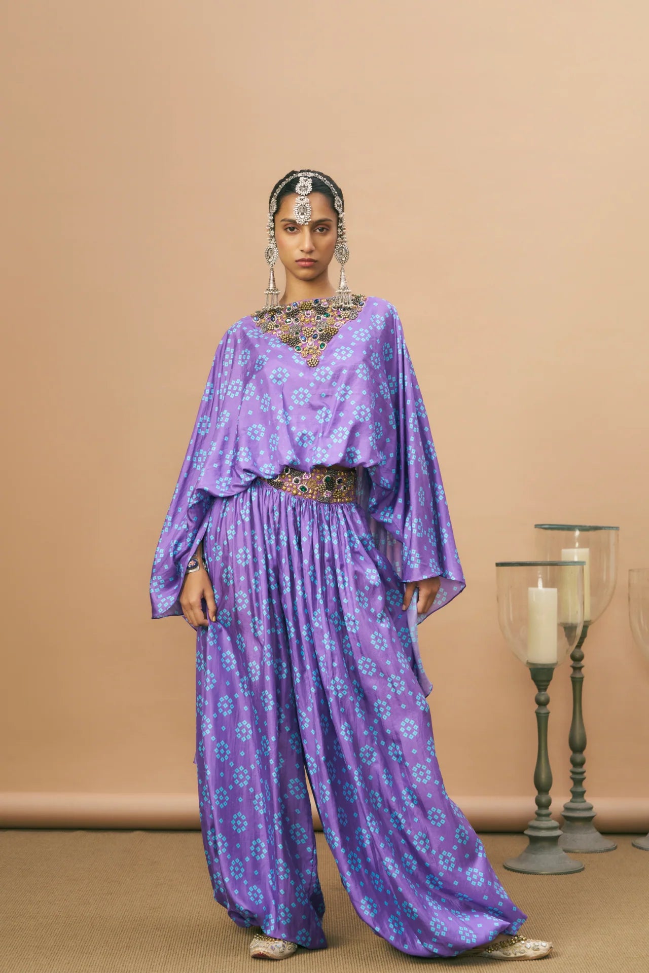 Oasis Purple Top & Pants Set