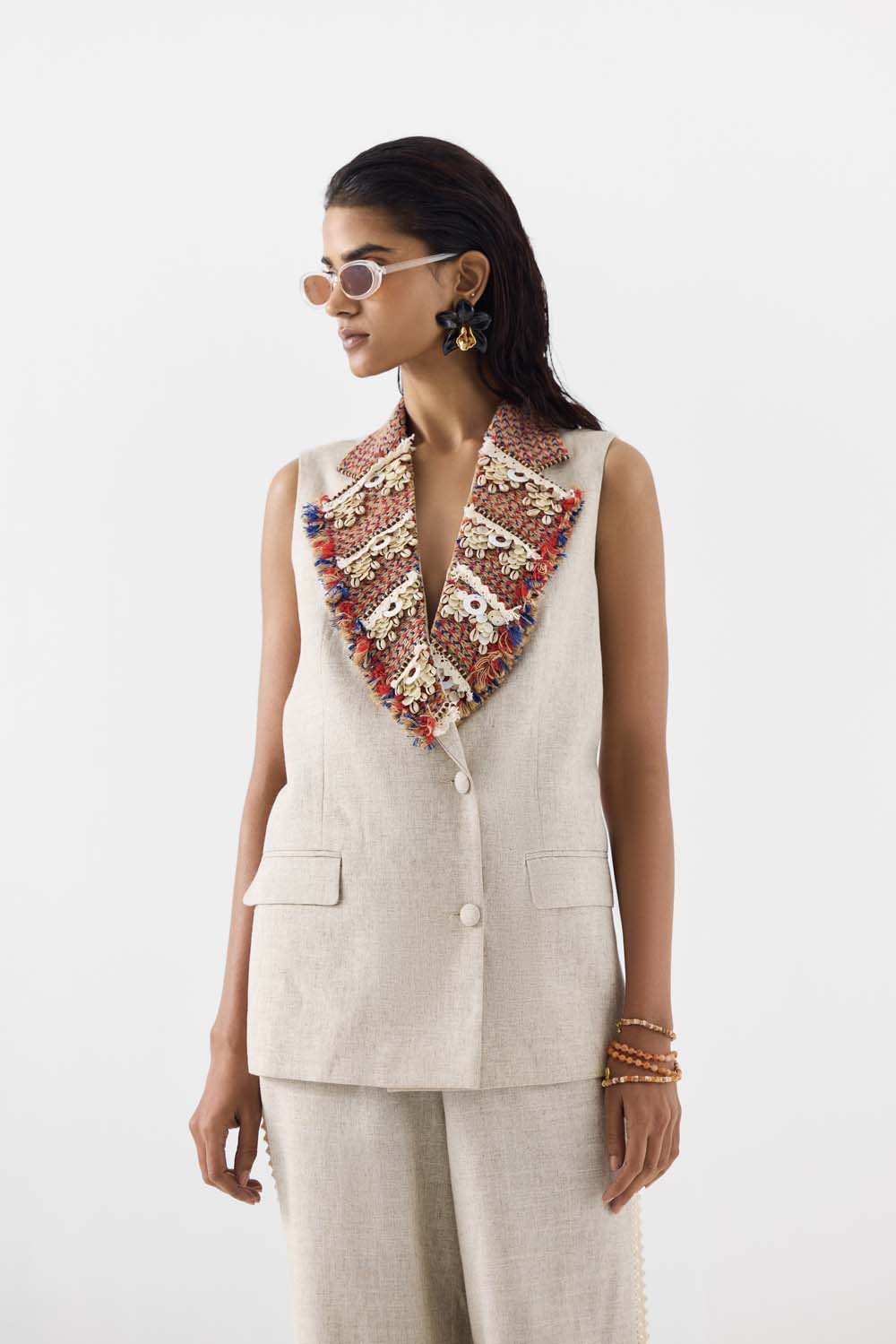 Palm Island Blazer And Pants
