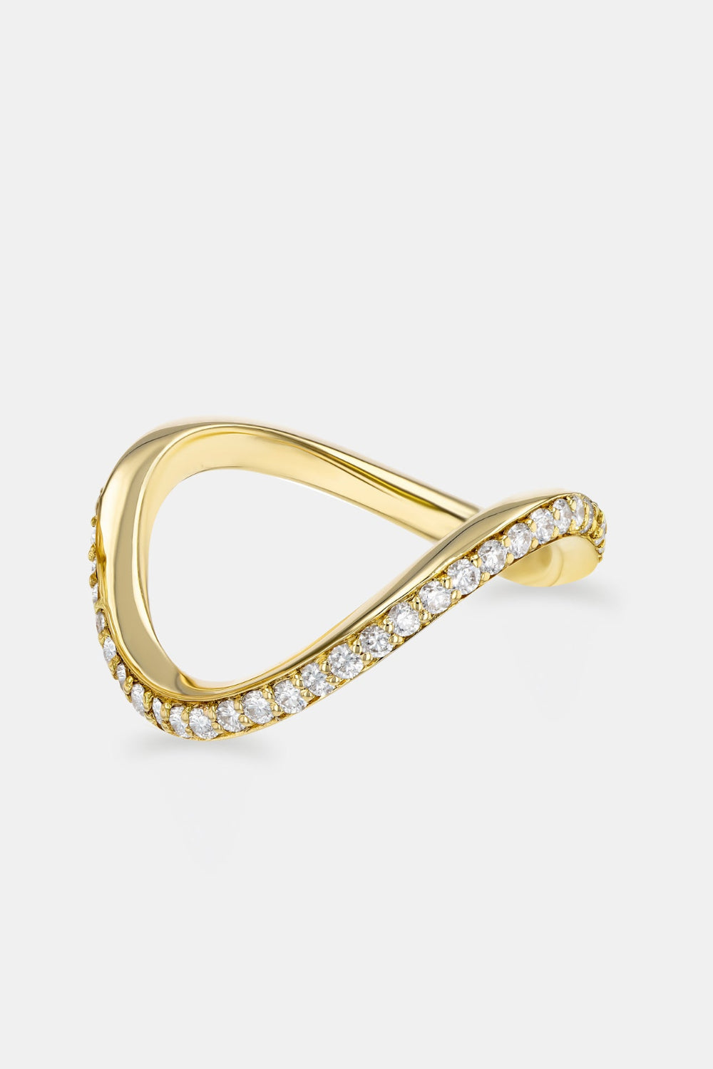 The Sway Diamond Pavé Ring