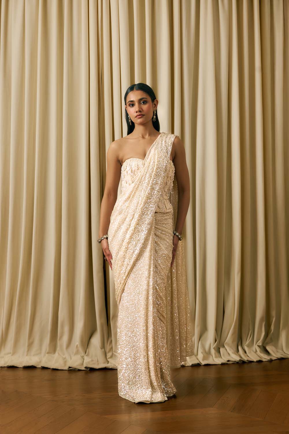 Saree with Corset