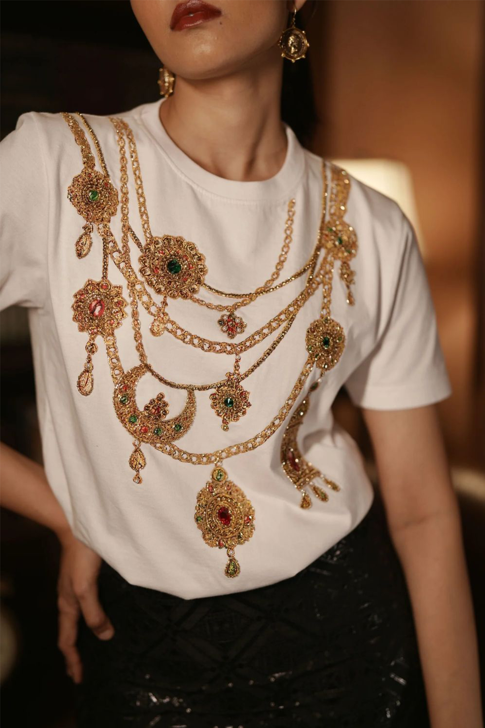 Jewel T-Shirt White