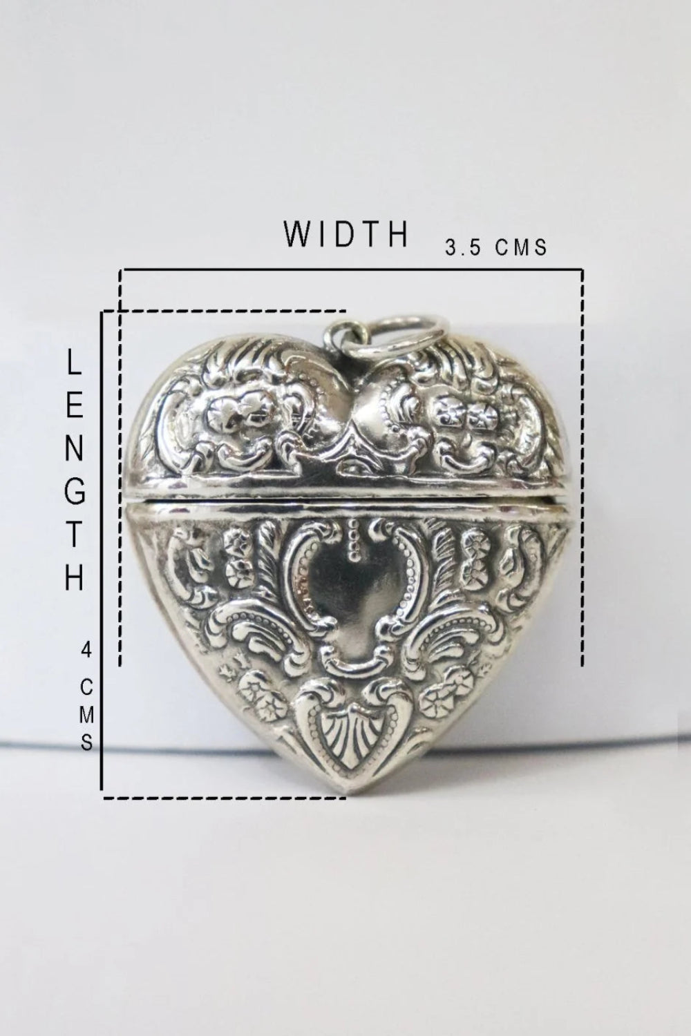 Victorian Heart Locket Pendant