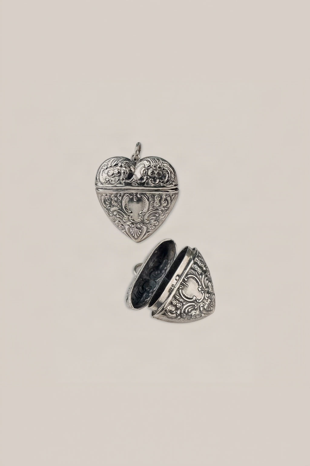 Victorian Heart Locket Pendant