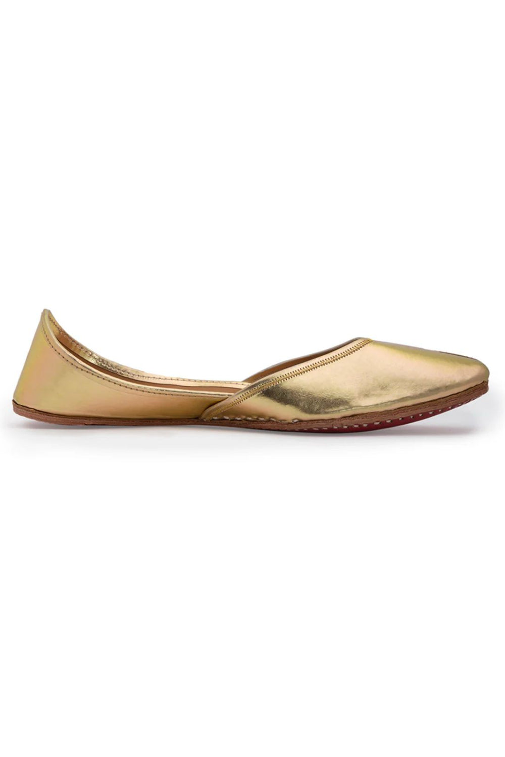 Metallic Gold Jutti