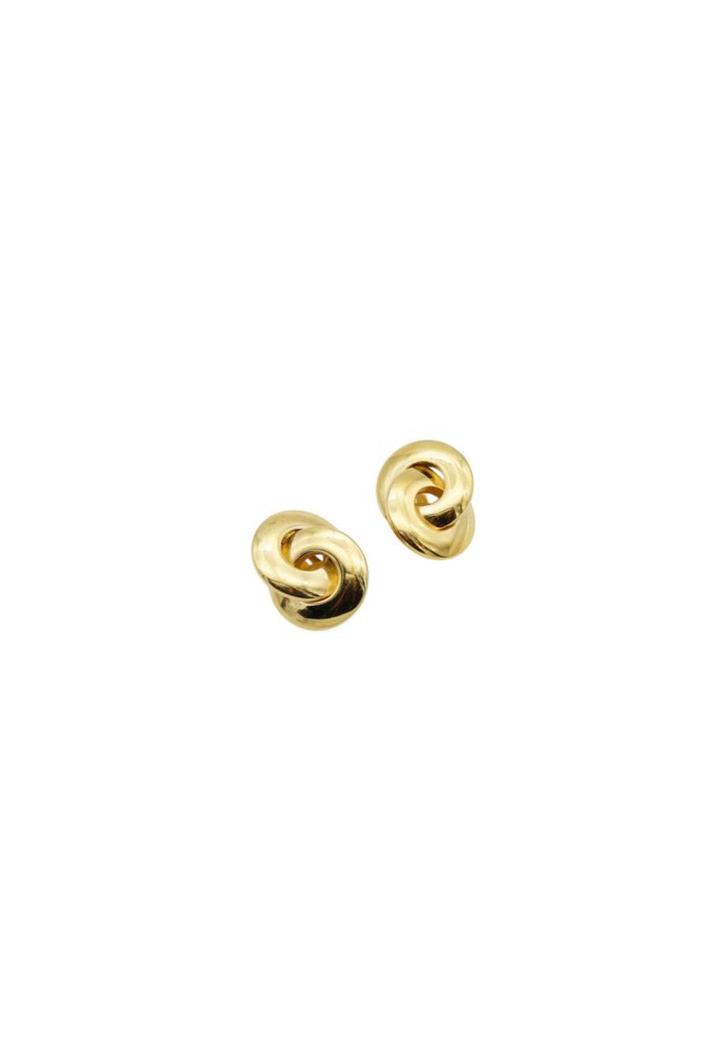 VINTAGE CHRISTIAN DIOR GRANDE LOVE KNOT  EARRINGS