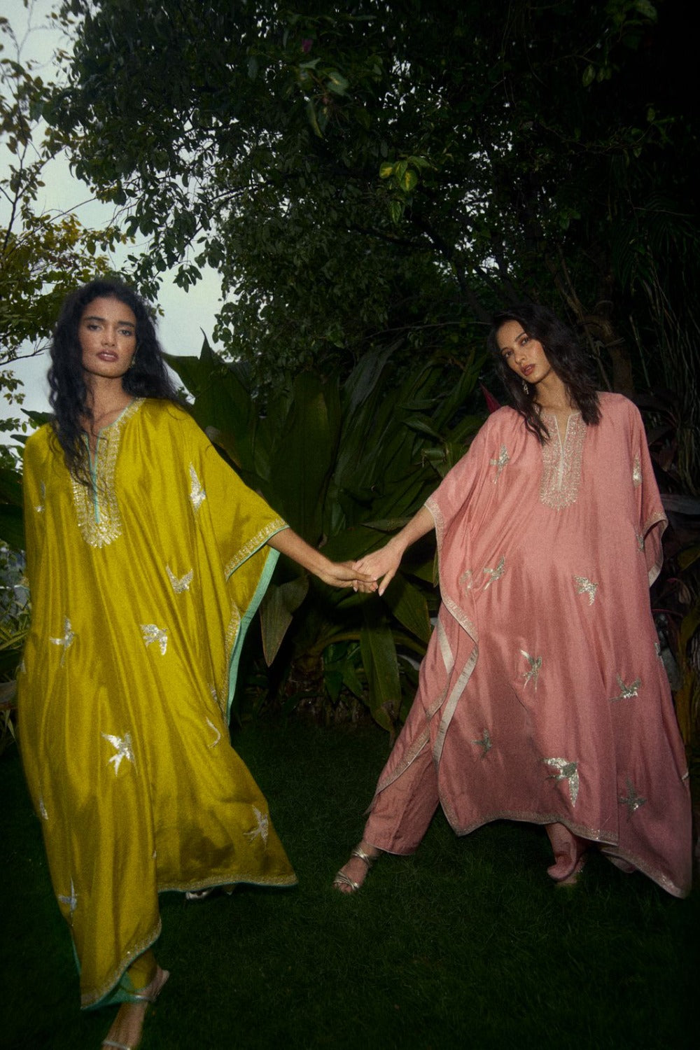 Bird Kaftan Set