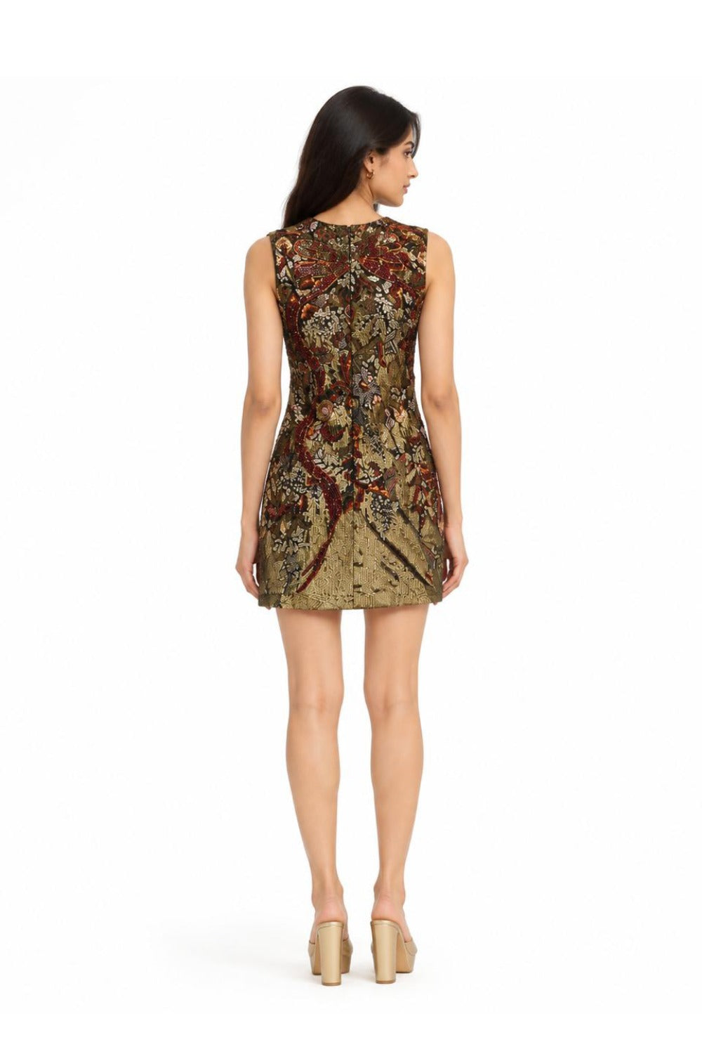 Embellished Mini Dress