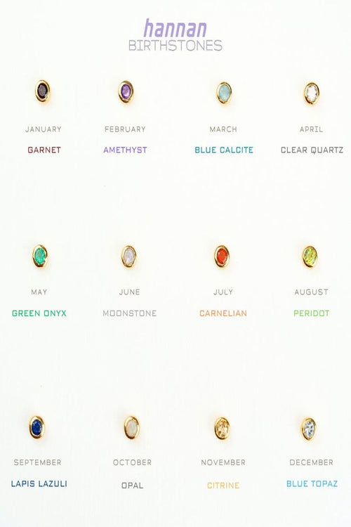 Two Birthstone Necklace