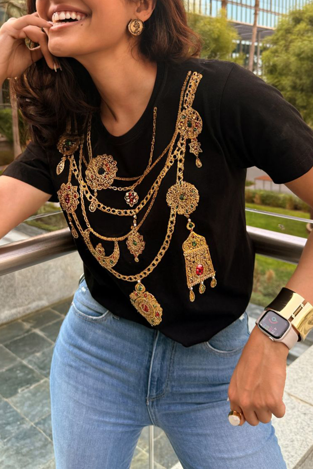 Jewel T-Shirt Black