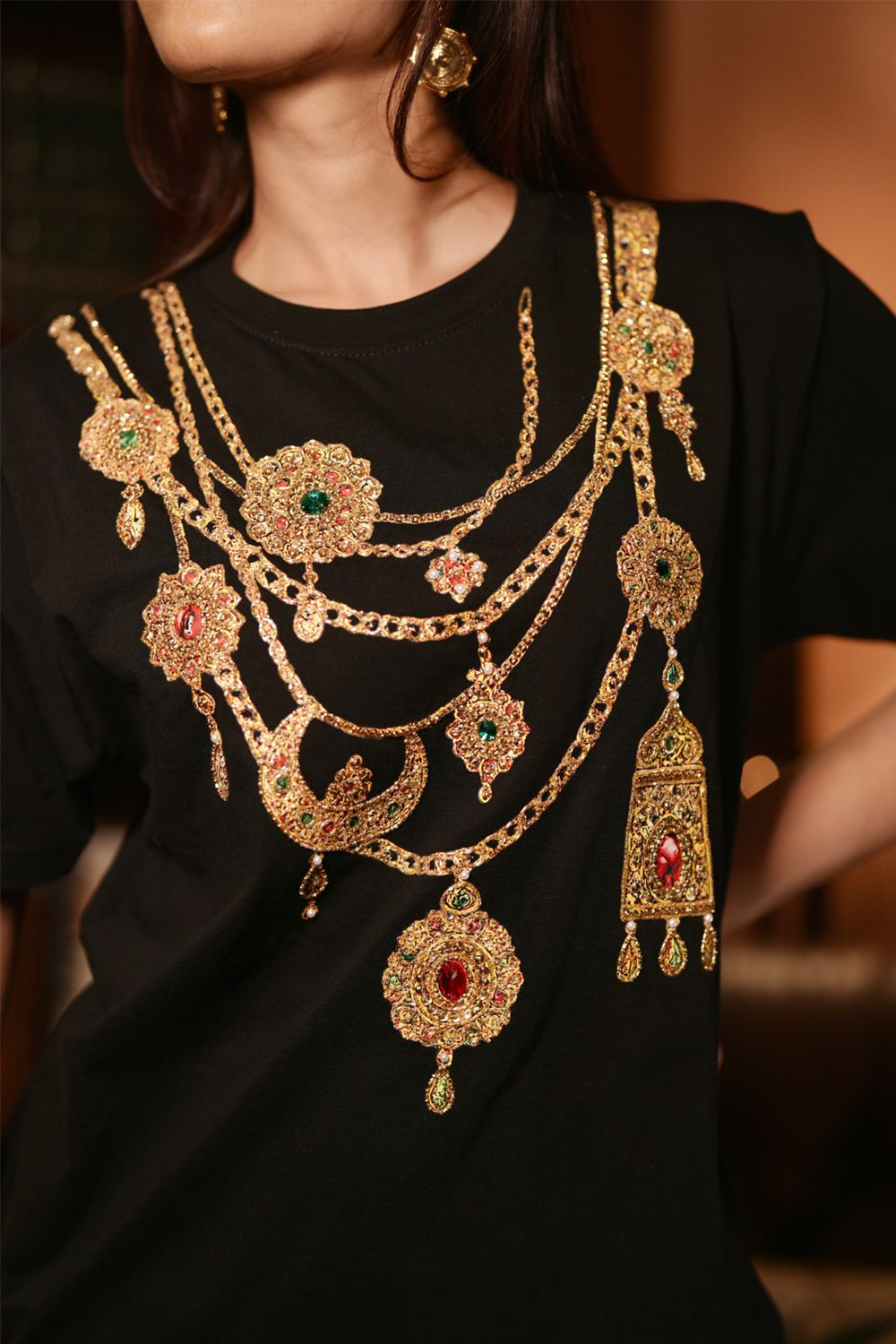 Jewel T-Shirt Black