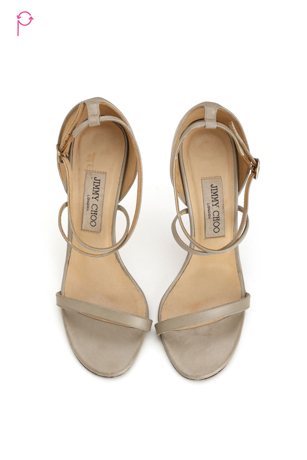 Grey Suede Harper Sandals