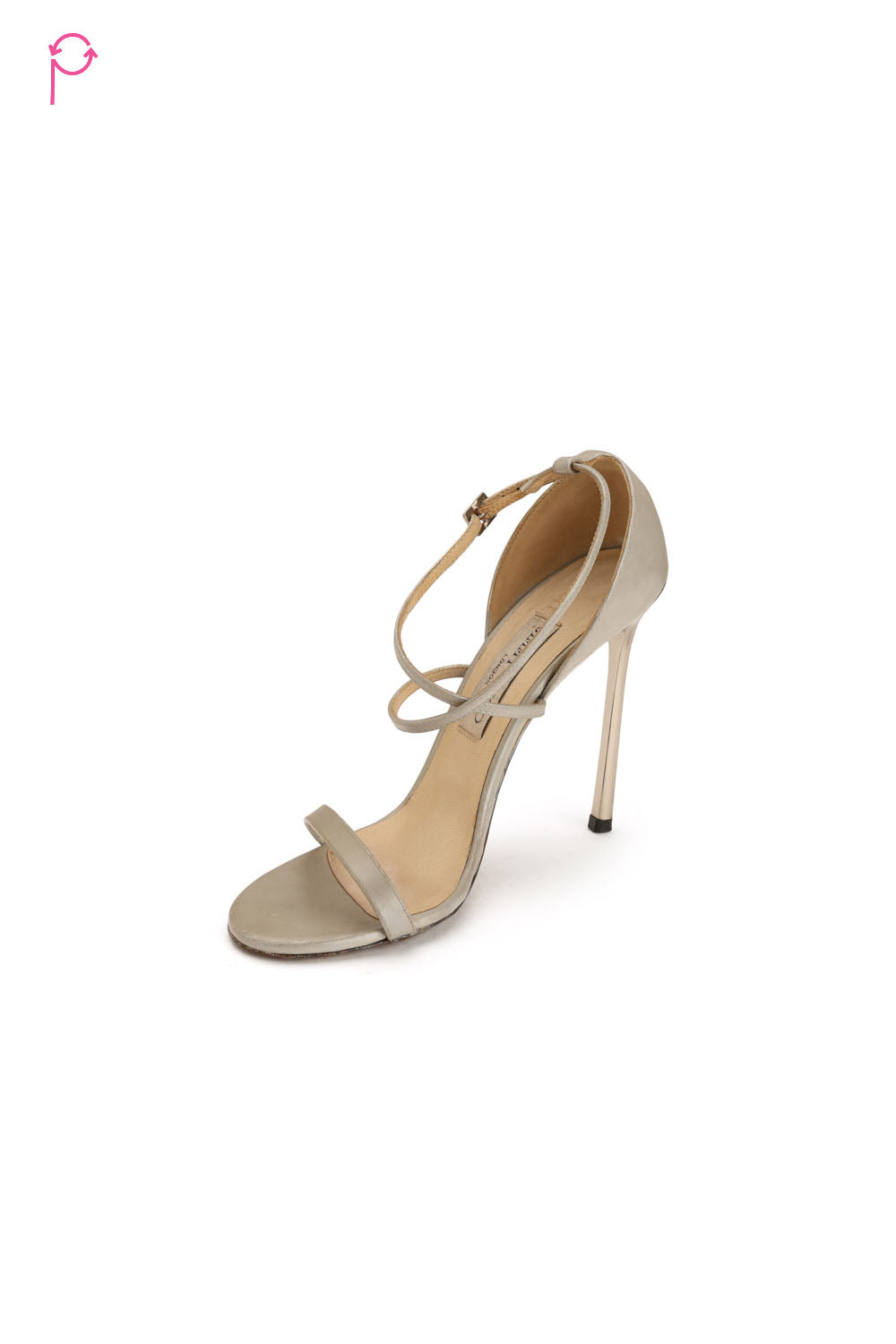 Grey Suede Harper Sandals