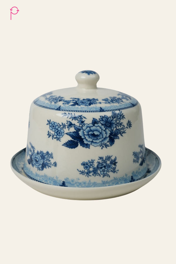 Preloved Vintage Small Cake Dish With Cloche