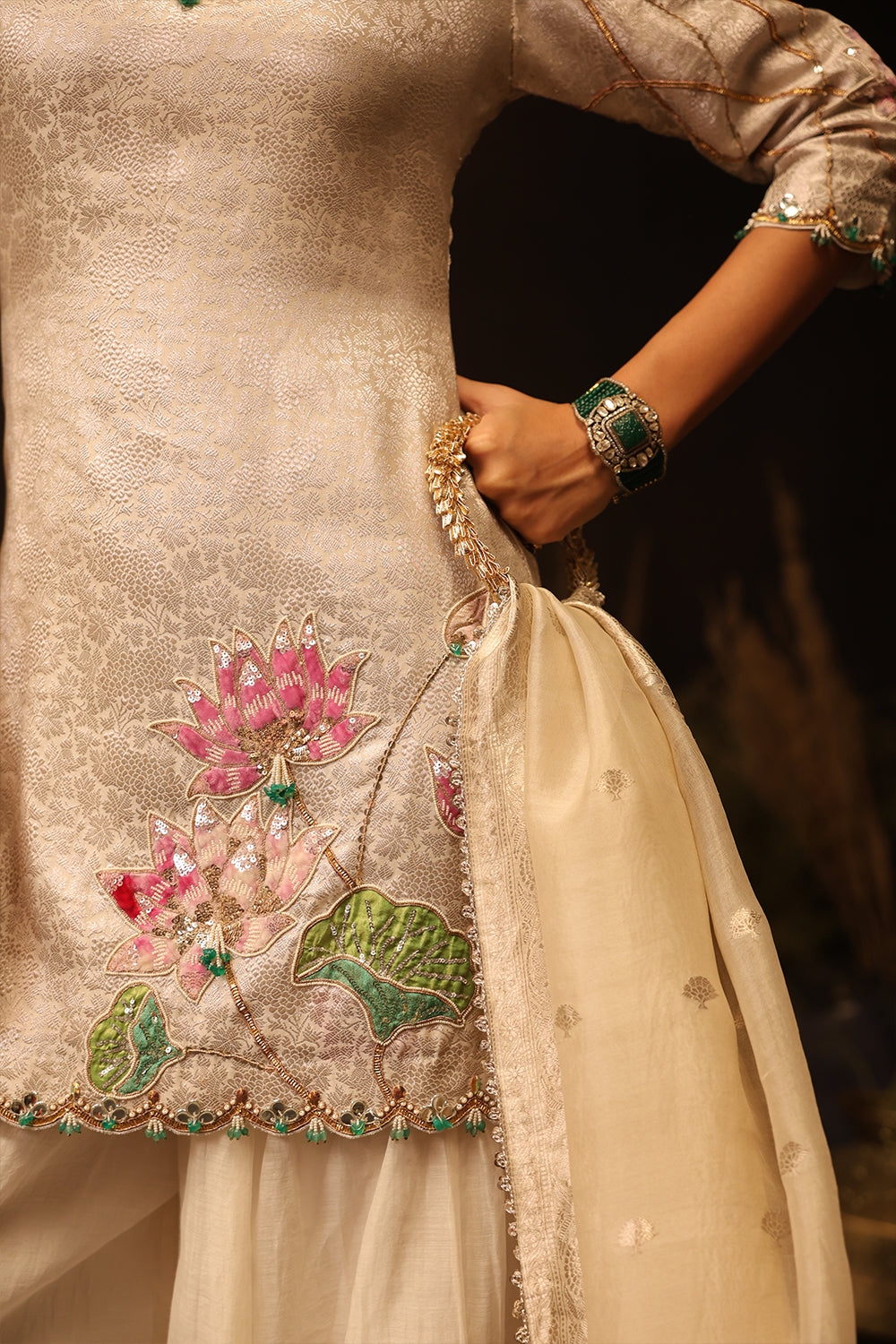 Indian Lotus Suit Set