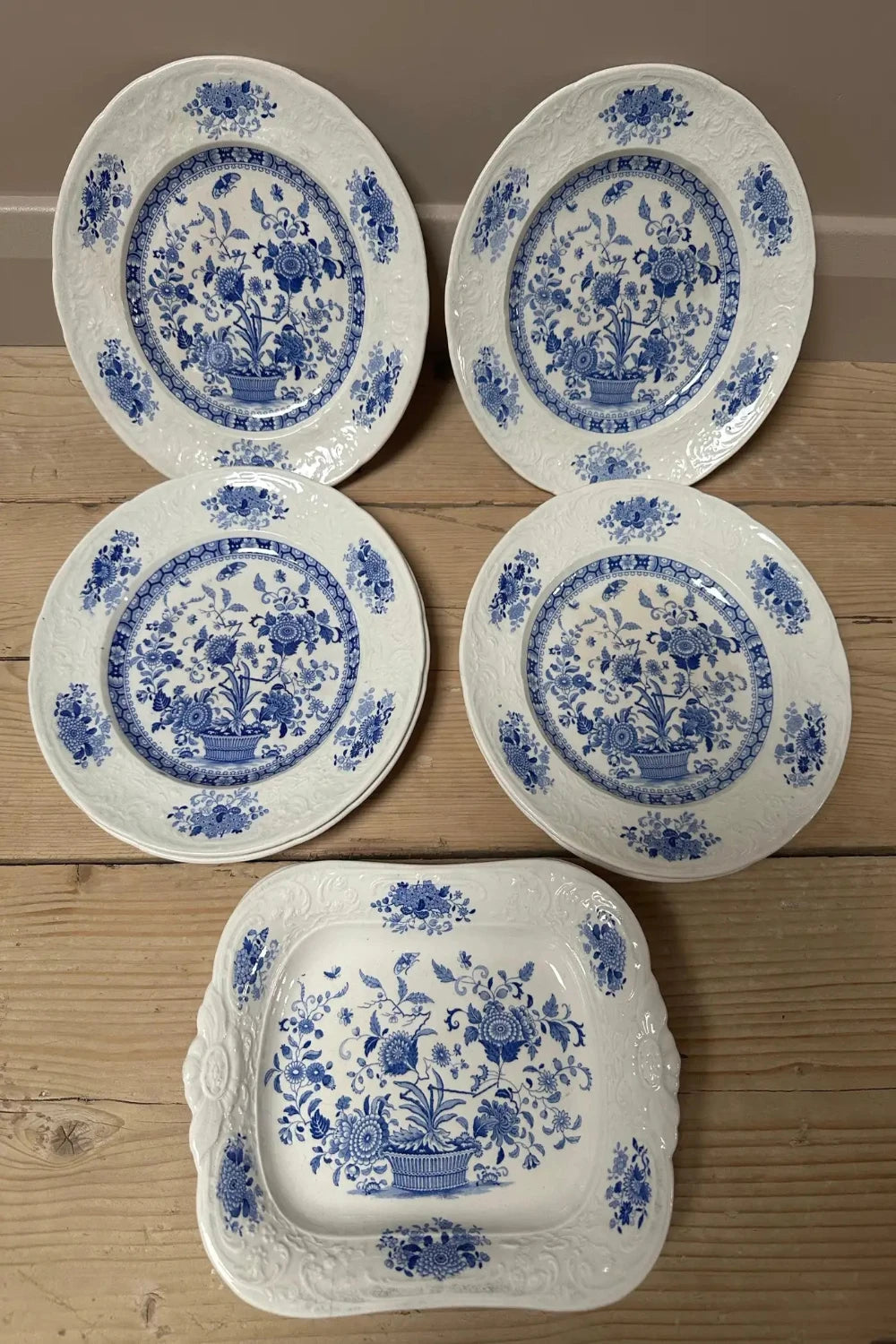 Preloved Vintage Antique Dinnerware Set by J. Ridgway
