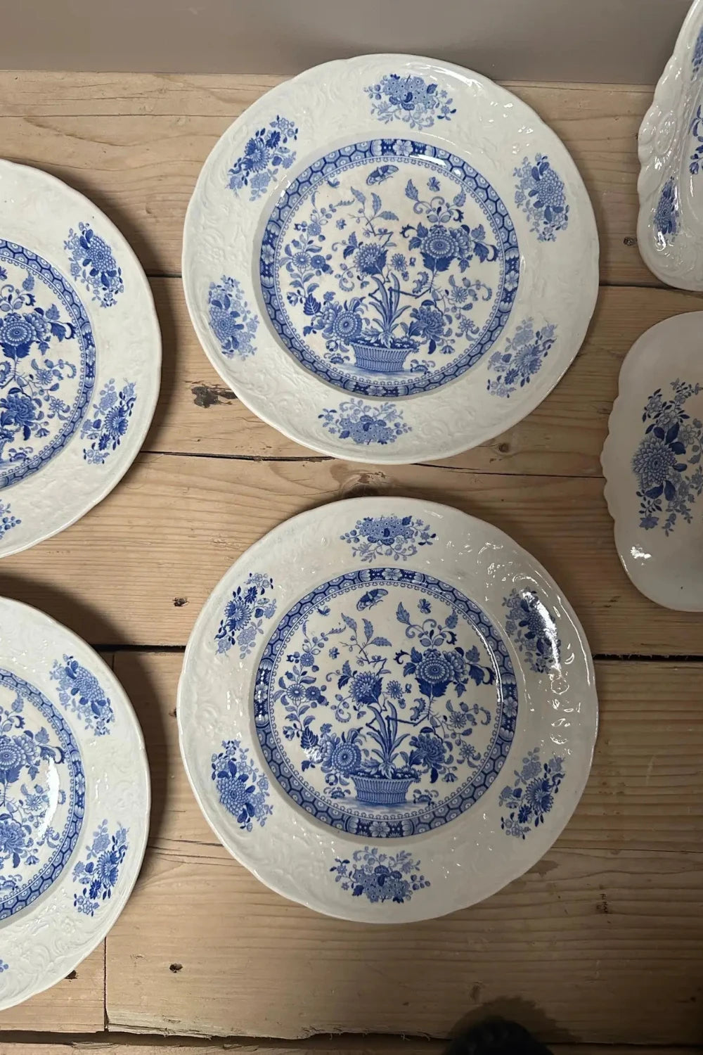 Preloved Vintage Antique Dinnerware Set by J. Ridgway