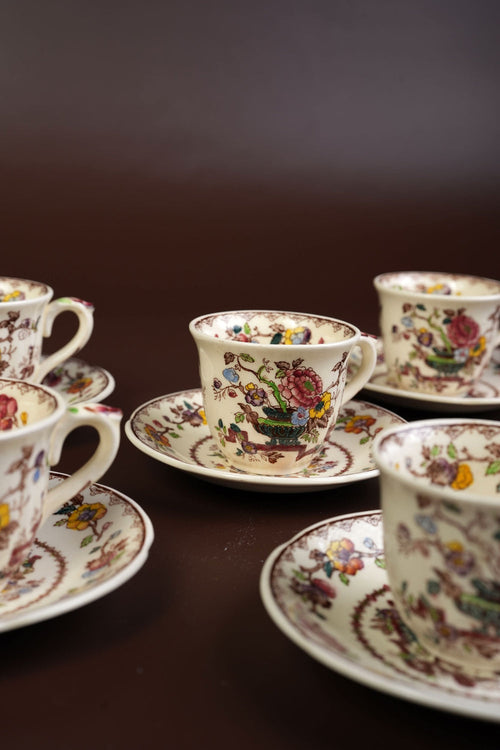 Mason’s Nabob Espresso Coffee Cups & Saucers