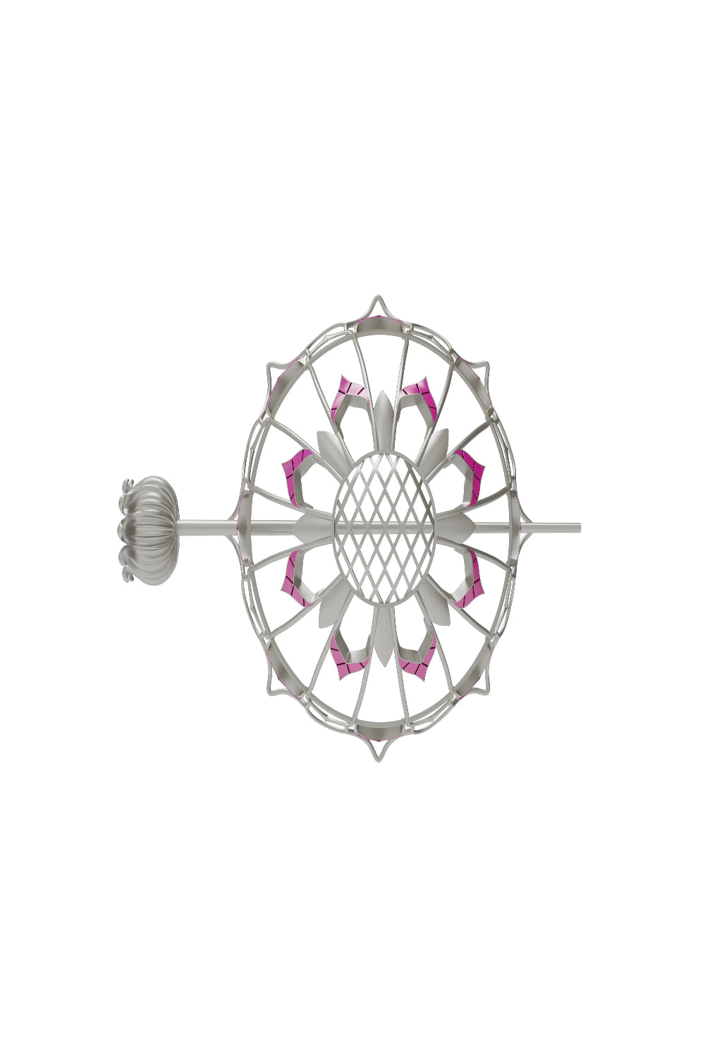 Pink Gulaab Hair Bun