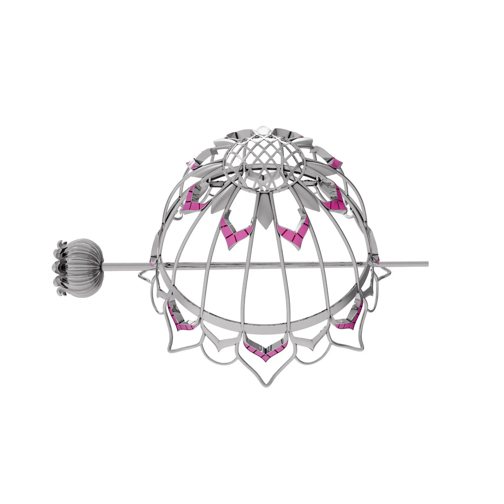 Pink Gulaab Hair Bun
