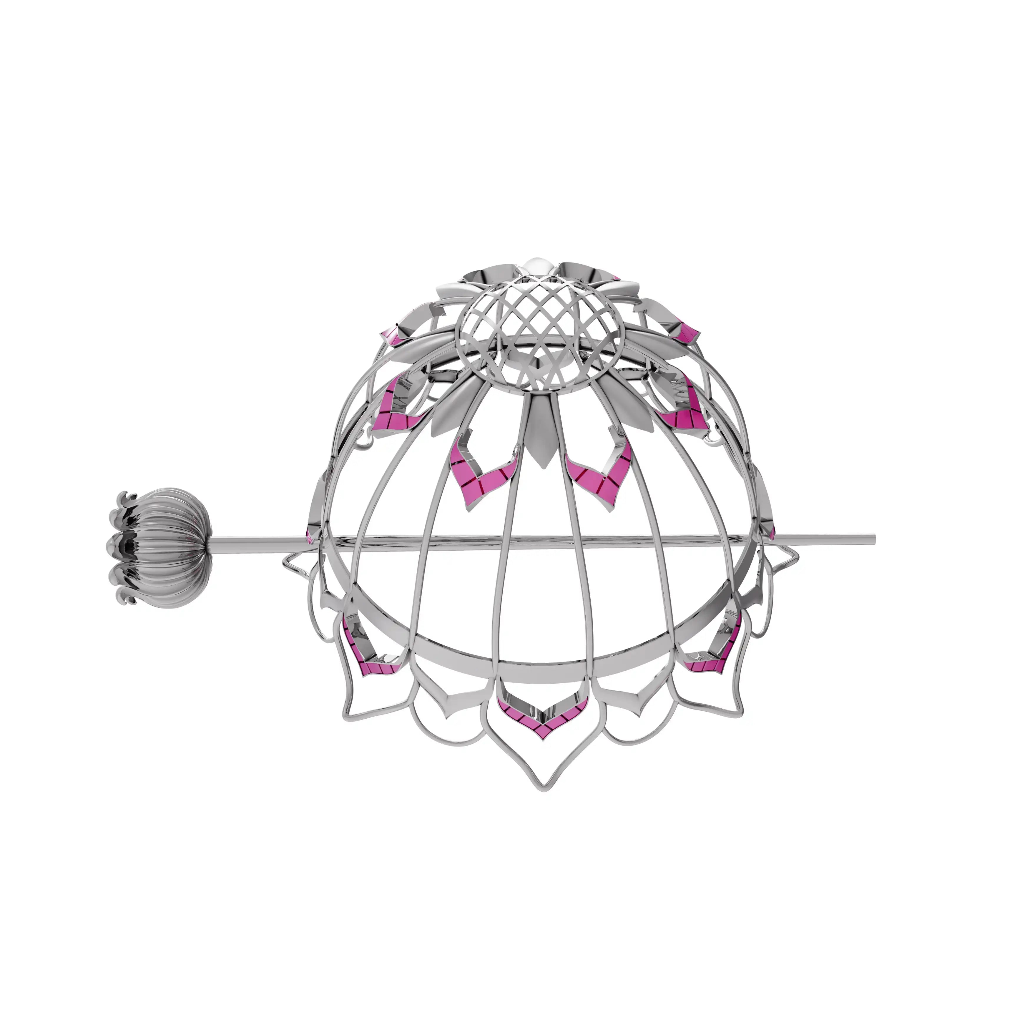 Pink Gulaab Hair Bun