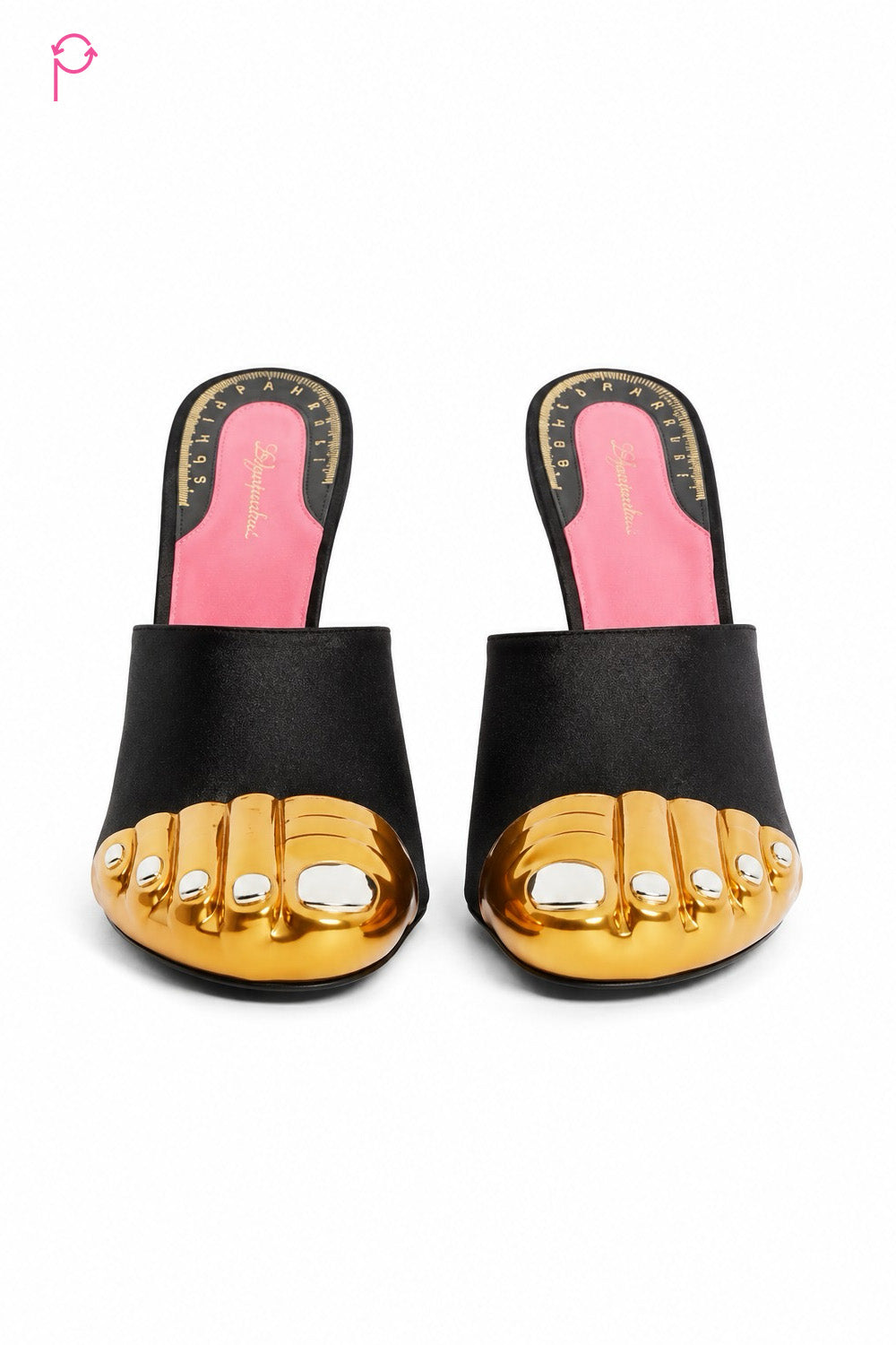 Preloved Trompe L'oeil Mules