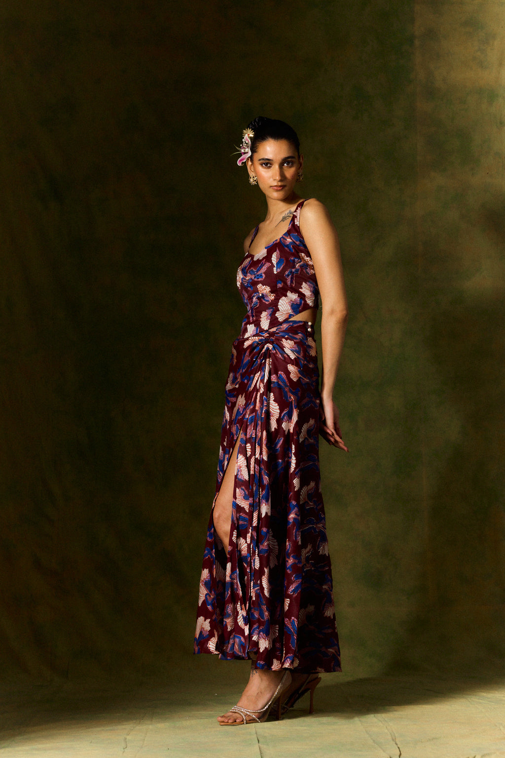 Meher Silk Skirt & Corset Set